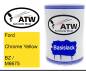 Preview: Ford, Chrome Yellow, BZ / M6675: 500ml Lackdose, von ATW Autoteile West.